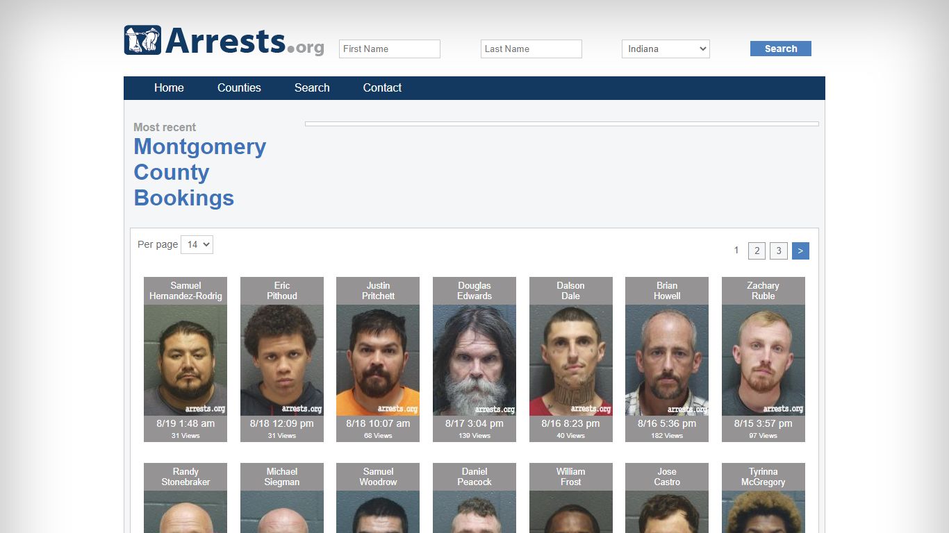 Montgomery County Arrests and Inmate Search